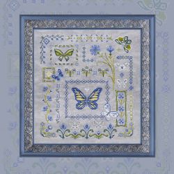 0125-БТ-С Печатная схема OwlForest «Бабочки в тумане»