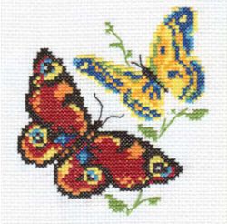 0-50 Набор для вышивания Алиса "Бабочки-красавицы"