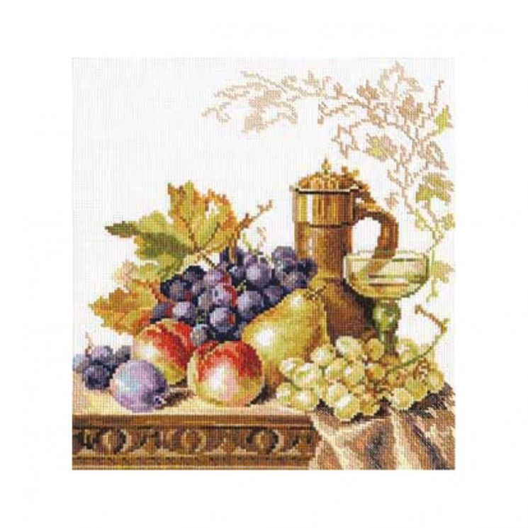 Набор для вышивания АЛИСА "Яблоки и виноград" 5-11