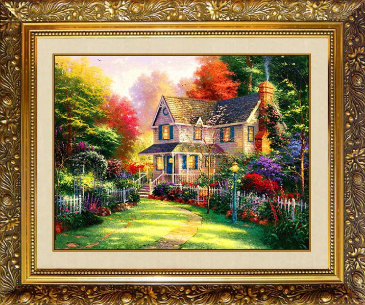 F-143 Алмазная мозаика МИЛАТО "Летний домик"