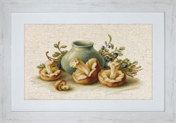 BL2247 Набор для вышивания Luca-S "Натюрморт с грибами" по картине Катарины Кляйн
