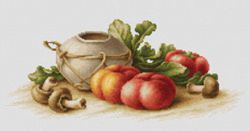 B2249 Набор для вышивания Luca-S "Натюрморт с овощами" по картине Катарины Кляйн