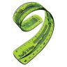Линейка пластик 30 см, гибкая, MAPED (Франция) "Twist'n'Flex", тонированная, зеленая, 276310