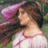 100/055 Набор для вышивания RIOLIS PREMIUM «"Ветреницы" по мотивам картины Д.У. Уотерхауса»