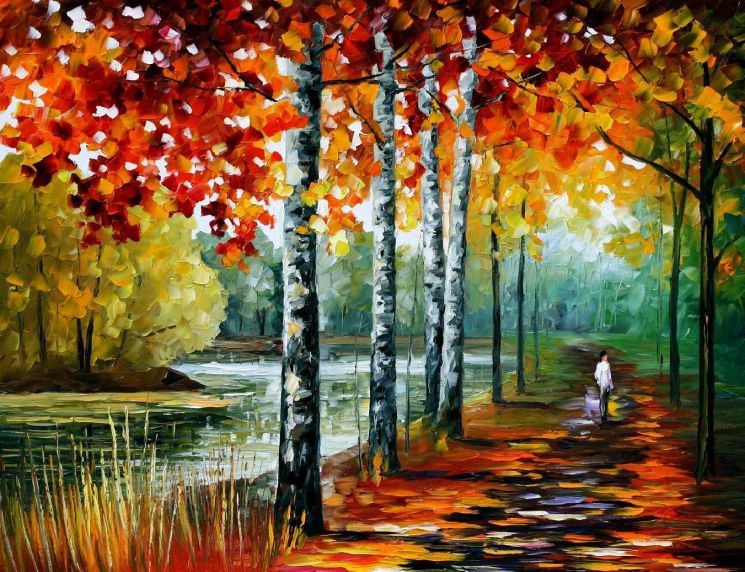 Картина по номерам Paintboy "Осенняя тропинка" GX3953 