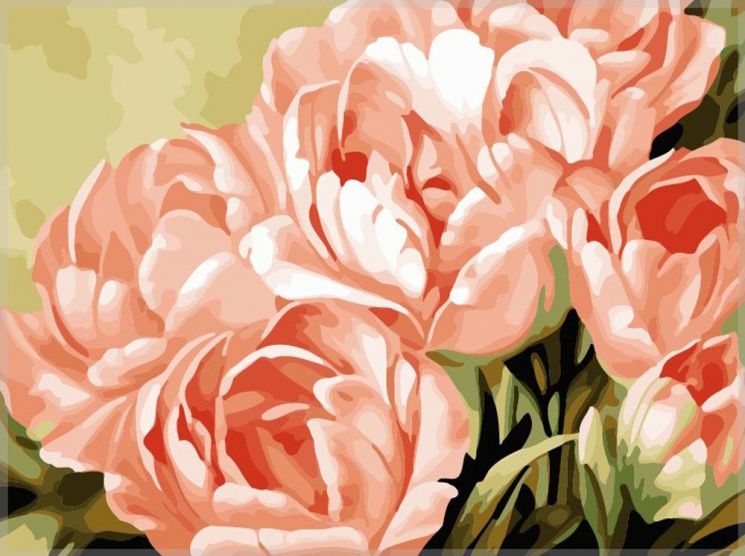 Картина по номерам Paintboy "Прекрасные тюльпаны" GX7268
