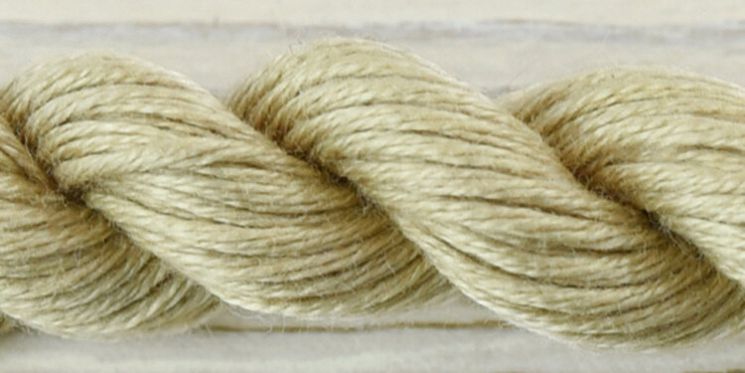 2116 Нитки ручного окрашивания OwlForest на основе ПНК, пасма 8 метров, Телесный тусклый