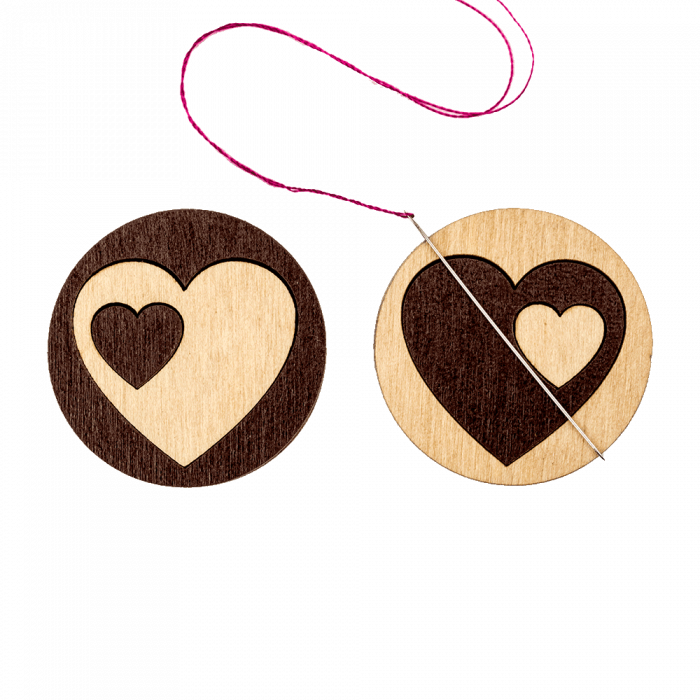 Магнитный двухсторонний держатель для игл ВОЛШЕБНАЯ  СТРАНА FLMH-020(W), 3.5см