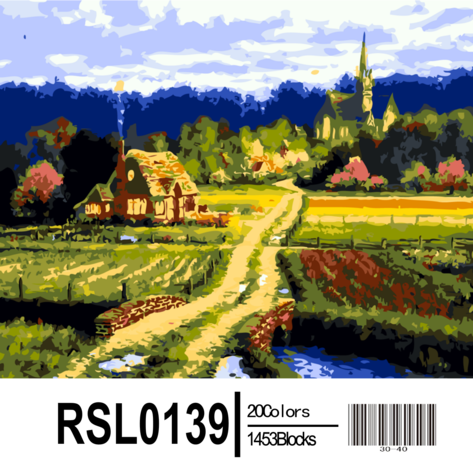 Картина по номерам Paintboy "Дорога к храму" RSL0139