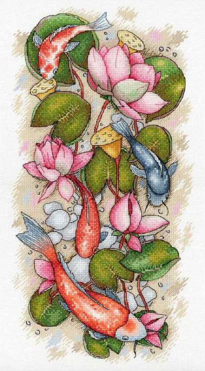 А-022 Набор для вышивания Aquarelle "Подводная идиллия"