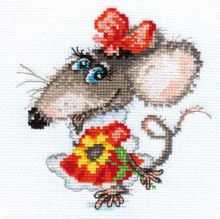 0-76 Набор для вышивания Алиса "Мышуля"