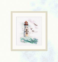 0-223 Набор для вышивания Алиса "Море волнуется. Белый маяк"
