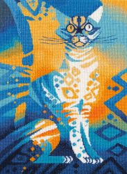 1457 Набор для вышивания Овен "Египетская кошка"