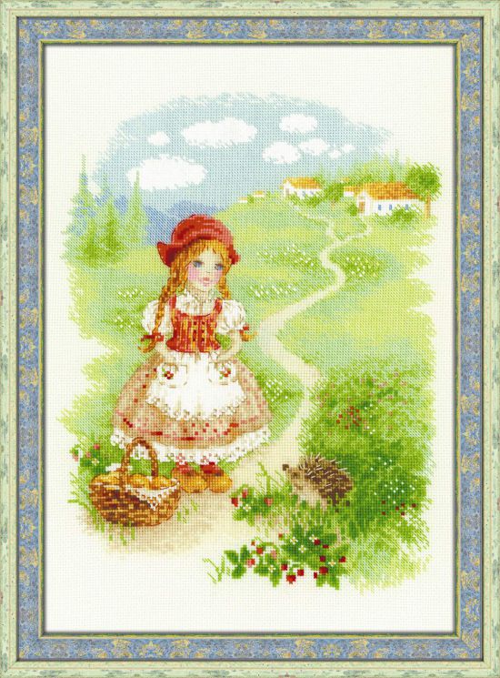 1736 Набор для вышивания Риолис "Красная шапочка"