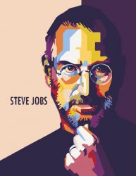GX23090 Картина по номерам Paintboy "Стив Джобс"