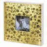 Фотоальбом BRAUBERG свадебный, 20 магнитных листов 30х32 см, под фактурную кожу, светло-золотистый, 391127