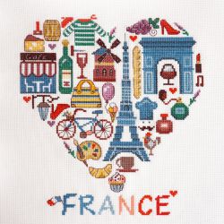 11.001.22 Набор для вышивания Марья Искусница "Франция"