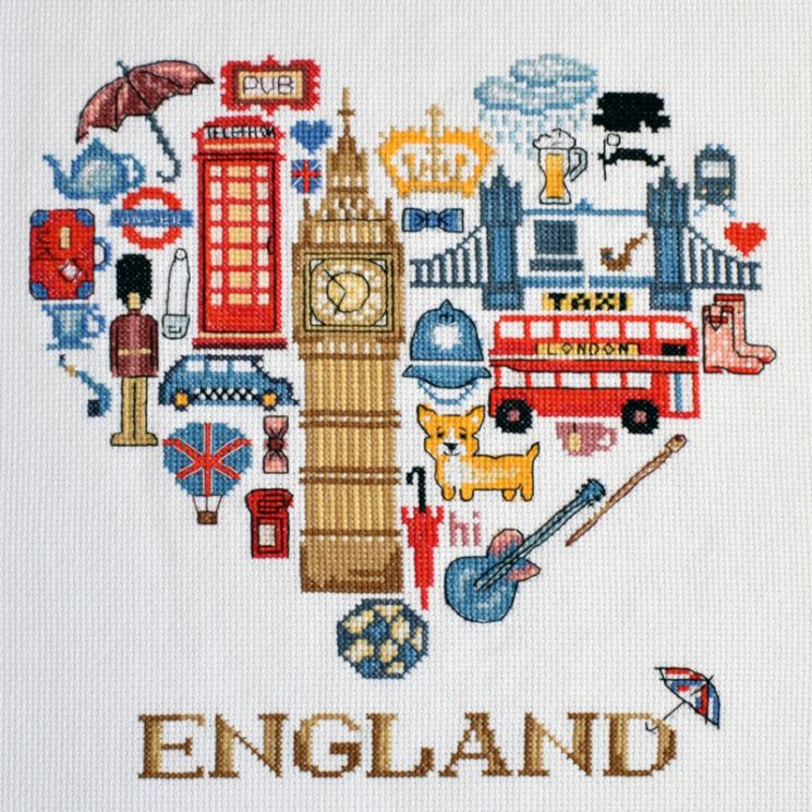 11.001.23 Набор для вышивания Марья Искусница "Англия"