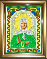 ИМРА5-110 Алмазная мозаика ТМ НАСЛЕДИЕ с рамкой "Святая Матрона Московская"