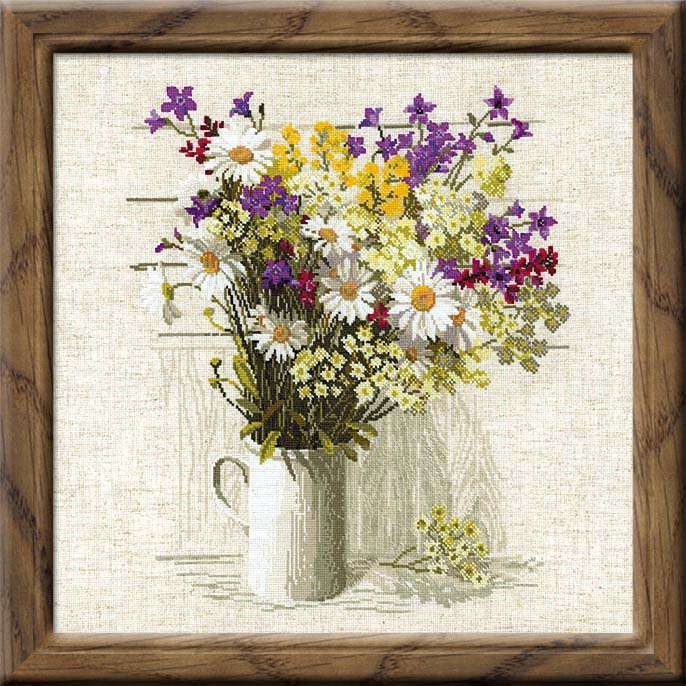 924 Набор для вышивания Риолис "Полевые цветы"