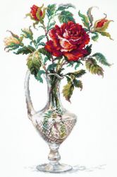 40-65 Набор для вышивания Чудесная игла «Красная роза»