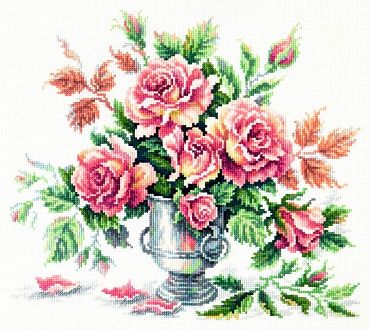 Набор для вышивания Чудесная игла "Розовая нежность" 40-71