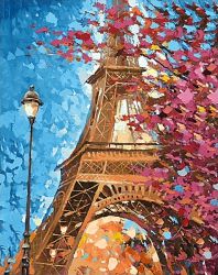Ag 714 Алмазная мозаика Гранни "Парижские краски"