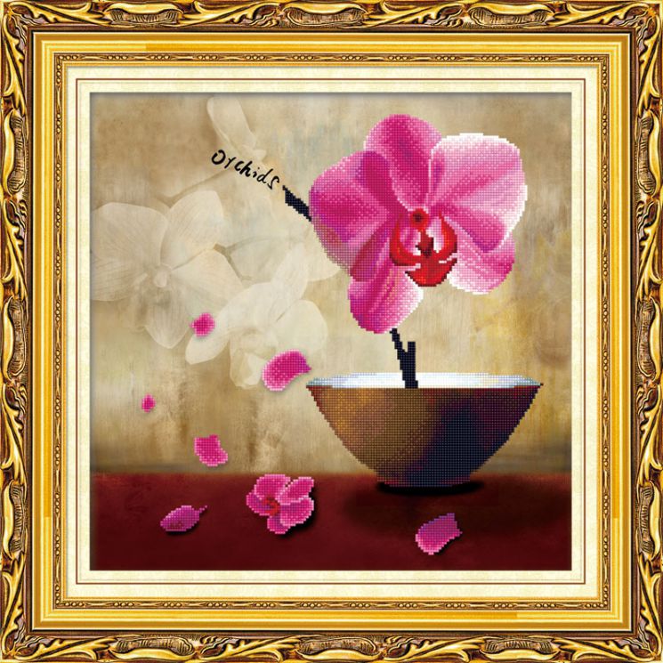 Алмазная мозаика Color Kit "Цветок орхидеи" 80114