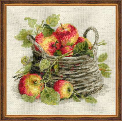 Набор для вышивания крестом RIOLIS "Спелые яблоки" 1450