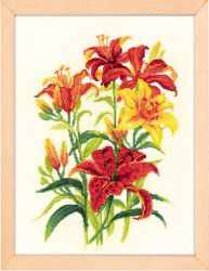 1782 Набор для вышивания Риолис "Солнечные лилии"