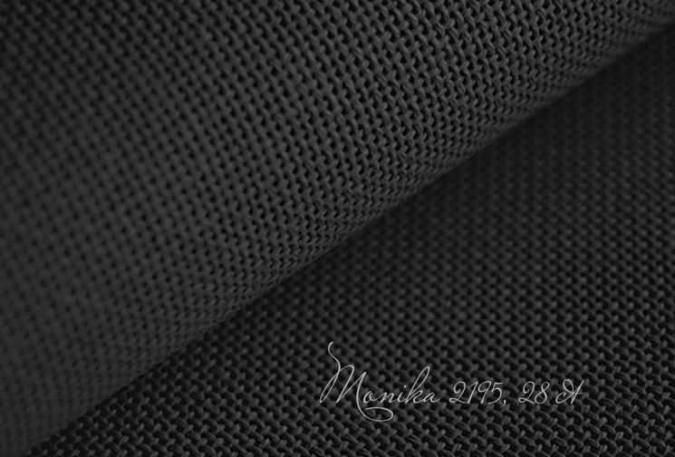 2195 Ткань равномерного плетения Ubelhor Моника (цвет черный)