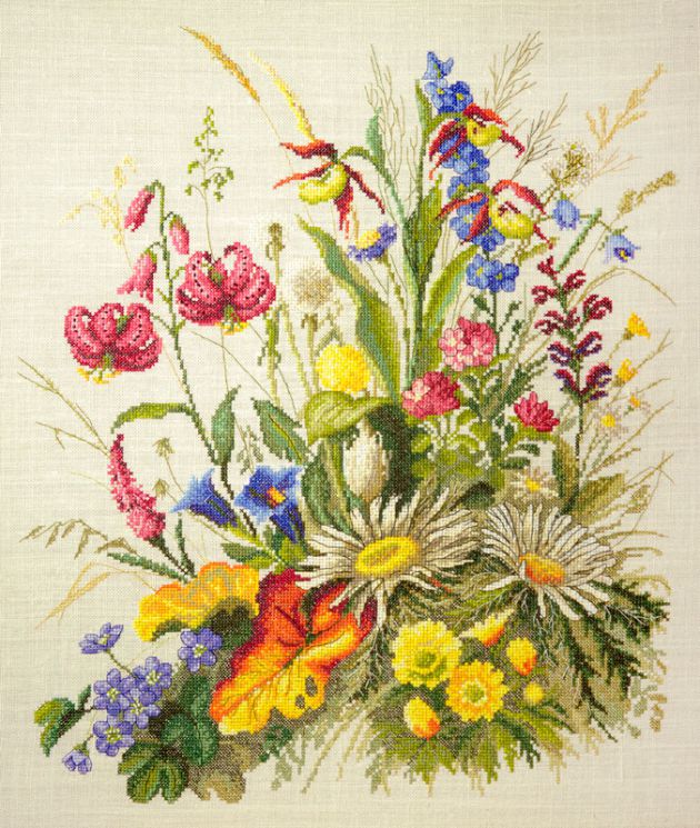 06.002.27 Набор для вышивания Марья Искусница "Полевые краски"