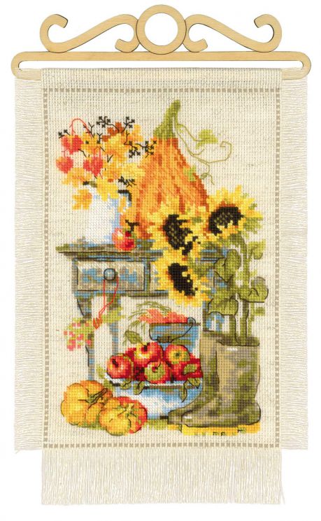 Набор для вышивания крестом RIOLIS "Дача, Осень" 1657