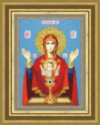РТ-158 Набор для вышивания Золотое Руно "Икона Божией Матери "Неупиваемая чаша"
