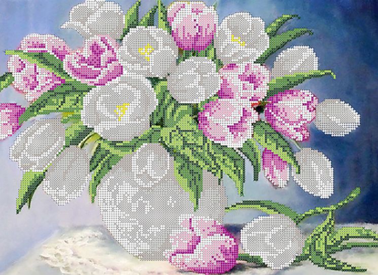 КБ-183 Схема для вышивания бисером ТМ Наследие "Весеннее вдохновение"