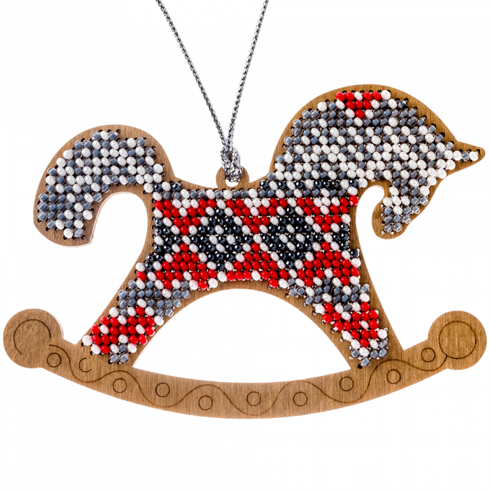 Набор для вышивания бисером по дереву ВОЛШЕБНАЯ СТРАНА FLK-141, 11*7.5см