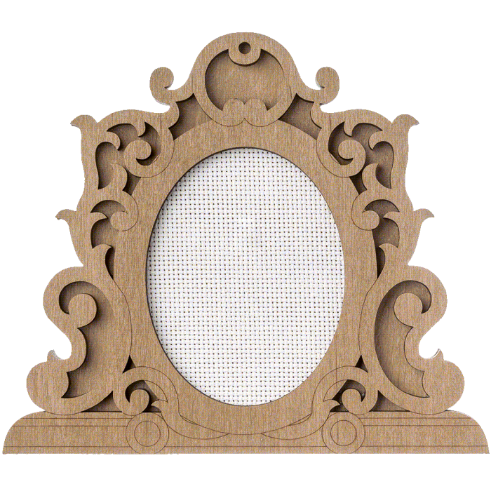 Заготовка для вышивания нитками на канве FLH-009 14.5*13см