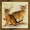 Набор для вышивания Риолис "Абиссинские кошки" 1671