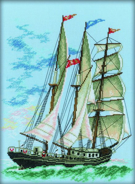 М100 Набор для вышивания РТО "Баркентина"