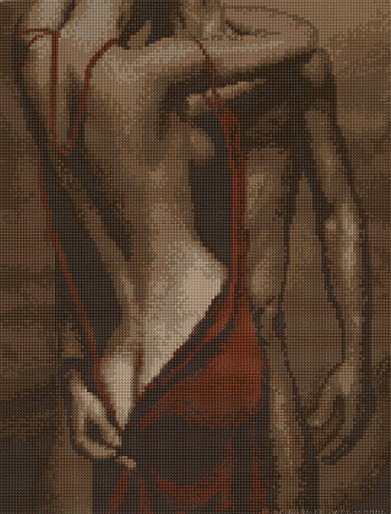 БСА2-128 Алмазная вышивка ТМ Наследие "Влечение"