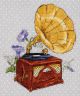  Набор для вышивания Панна "Мелодия сада. Граммафон" РЕ-7134 (RE-le-7134)
