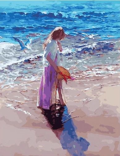 Картина по номерам Paintboy "В солнечный день на море" МСА479 