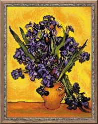 1087 Набор для вышивания Риолис "Ирисы" по мотивам картины В. Ван Гога