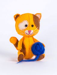 ПФД-1059 Набор для изготовления текстильной игрушки "Котенок Рыжик"